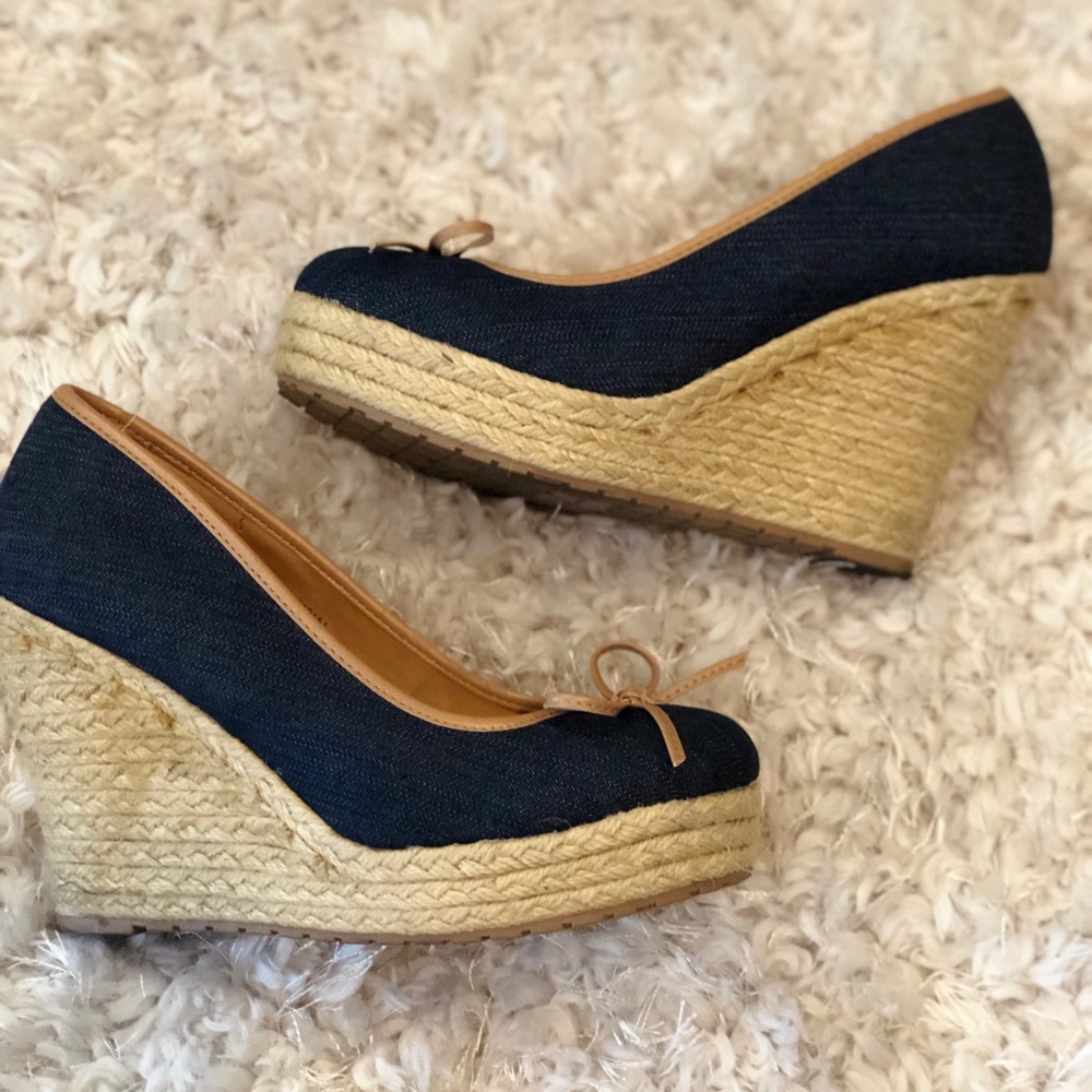 Denim espadrilles!